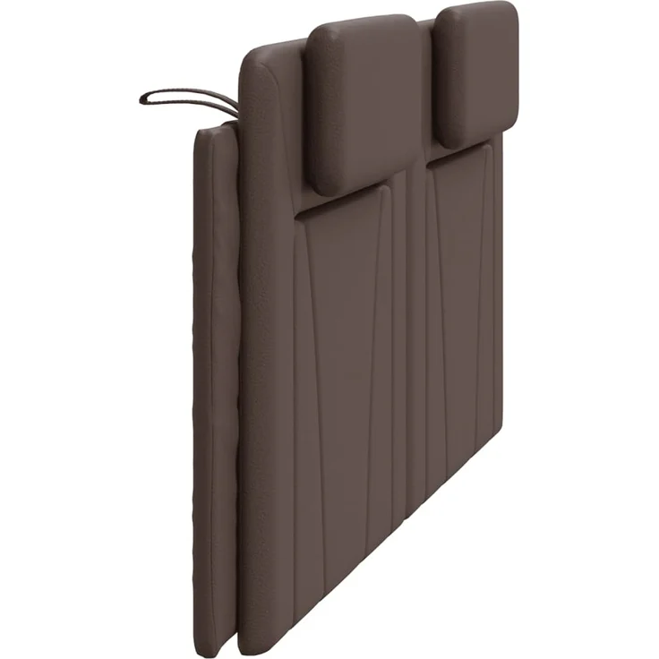 vidaXL Kopfteil-Kissen Braun 180 cm Kunstleder 374806 – Bild 6