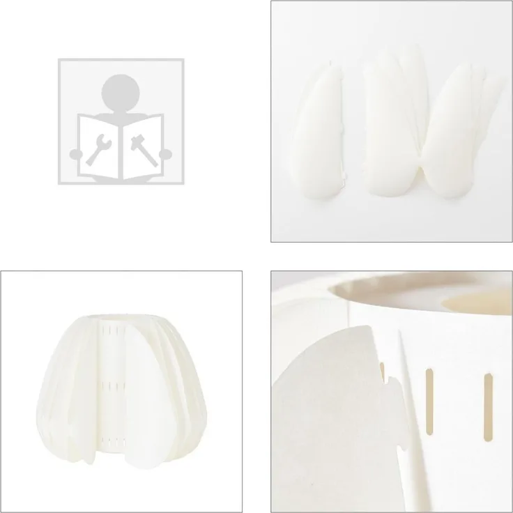 BRILLIANT Lampe, Inna Standleuchte, dreibeinig holz hell/weiß, Bambus/Kunststoff, 1x A60, E27, 60W,Normallampen (nicht enthalten)