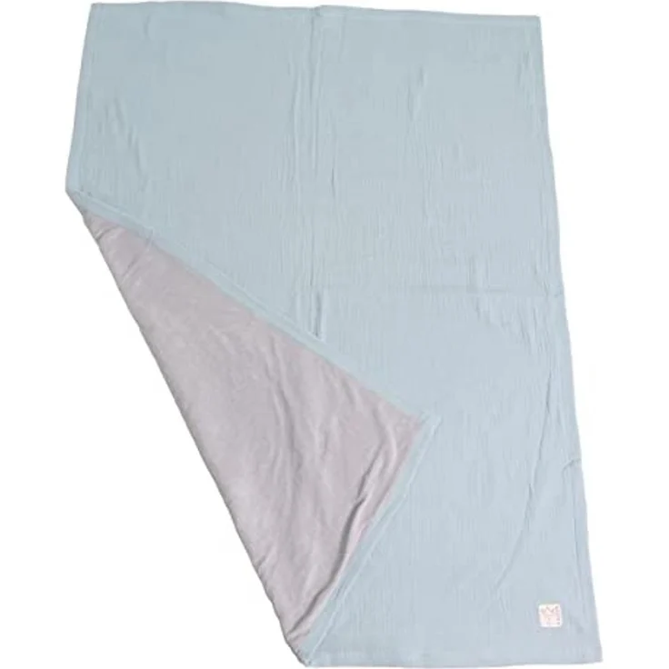 Kaiser 65310556 Playa Summer Blanket Musselin/Frottee atmungsaktive Babydecke Ganzjährig Neugeborene Kinderwagendecke Babyschalendecke Fb. Slit Green – Bild 3