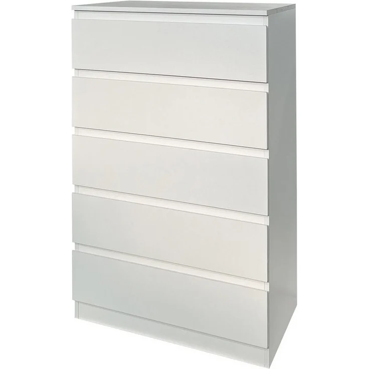 HTI-Living Kommode Kommode mit 5 grifflosen Schubladen Thekla Weiß (Stück, 1 St, 1 Kommode), Sideboard – Bild 5