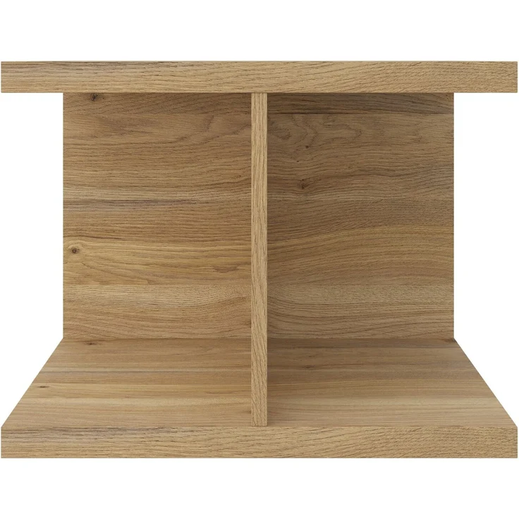 Carryhome 'TINO OFFICE' Aufsatzregal schmal, MDF Eiche, 52.6 x 40.4 x 40.3 cm, 2 Fächer – Bild 4