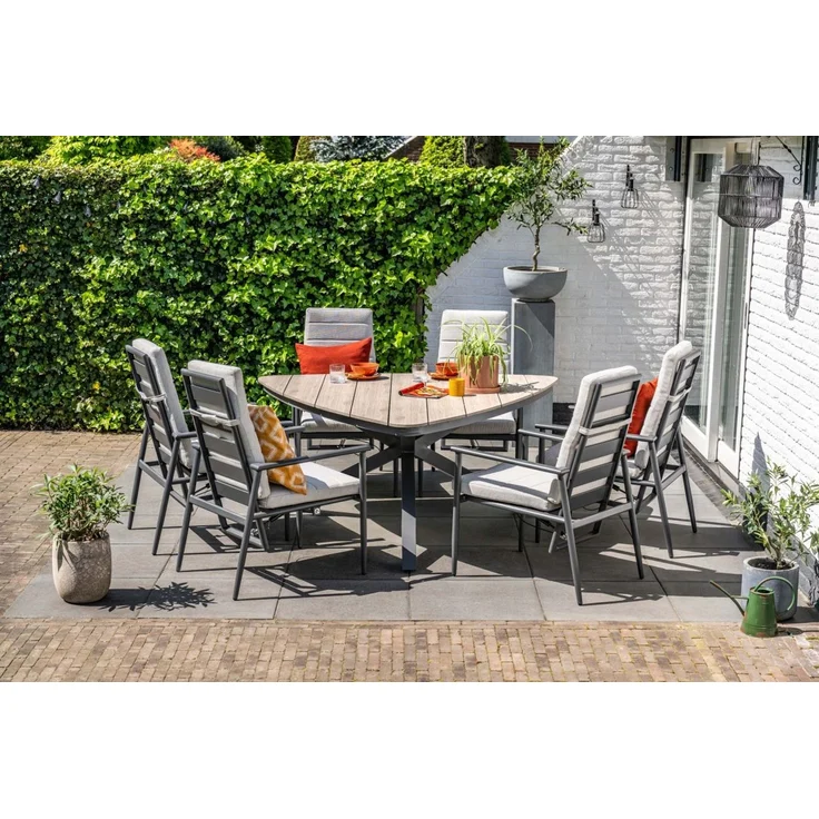 Gardissimo ARMATI Nonwood Alu-Gartentisch Gartenmöbel 170cm ( Triangel ) – Bild 5