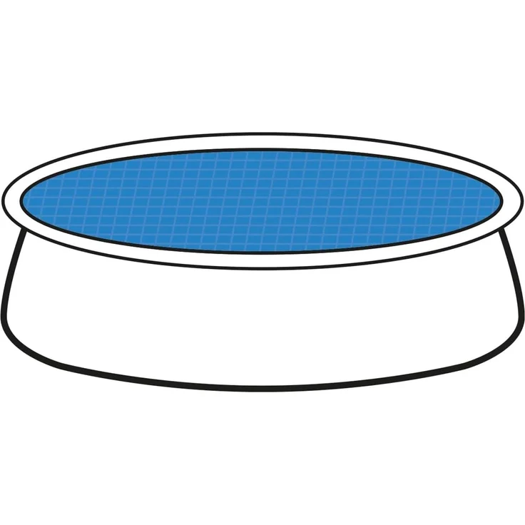 Happy People Pool-Abdeckplane Solarabdeckplane rund, für Quick-Up Pools mit Ø396cm – Bild 1