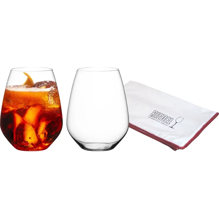 Riedel VELOCE Universalbecher 2er Set + Poliertuch