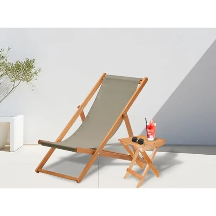 ARANAZ S.L. MANUFACTURAS DE LA MADERA Klapptisch für den Garten, Öl-Finish, 40 x 40 cm, Holz, 40 x 40 cm – Bild 4