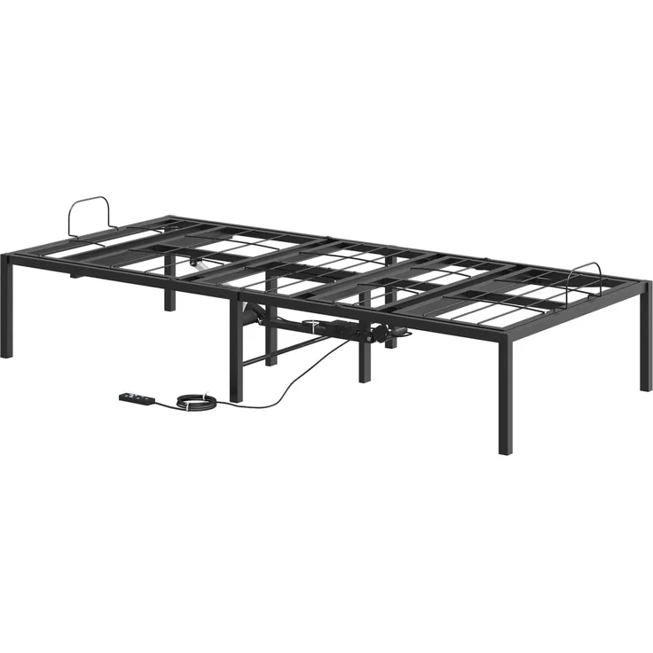 vidaXL Elektrisch verstellbares Bettgestell Schwarz 200 x 70 x 33,5 cm 42037356 – Bild 5