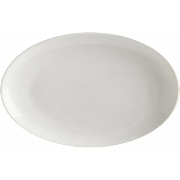Maxwell & Williams ROUND Platte oval, 25 x 16 cm / White Basics / Servierplatte