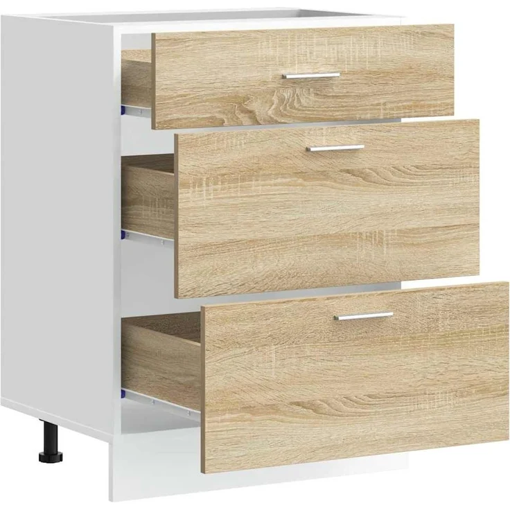 vidaXL Küchenunterschrank Lyon Sonoma-Eiche Holzwerkstoff 854252 – Bild 5