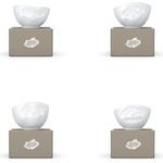 Schmunzel Schale lachend in weiß 1000ml