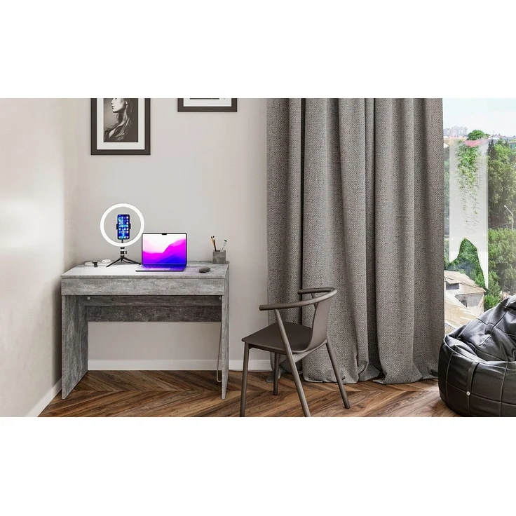 KOMTO Schreibtisch Milan mit 1 Schublade Bürotisch Computertisch Klein Arbeitstisch, Büro PC-Tisch Kinderschreibtisch mit Stauraum 100 x 53 x 76 cm – Bild 3