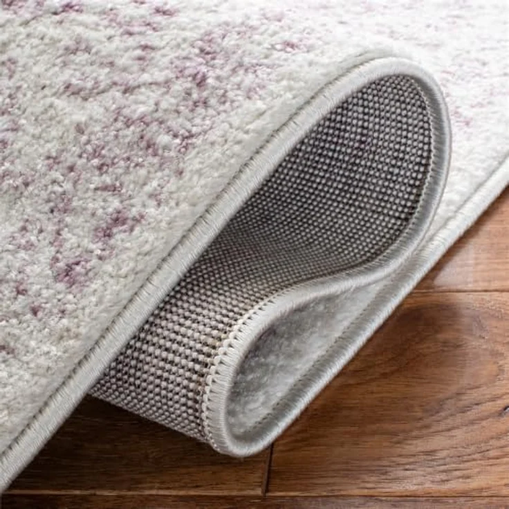 Safavieh Akzent-Teppich 91x152 cm - Adirondack Collection - Transitional Design, Elfenbein & Lavendel, Pflegeleichte Synthetikmischung, Ideal für Wohnzimmer, Schlafzimmer, Büro – Bild 5