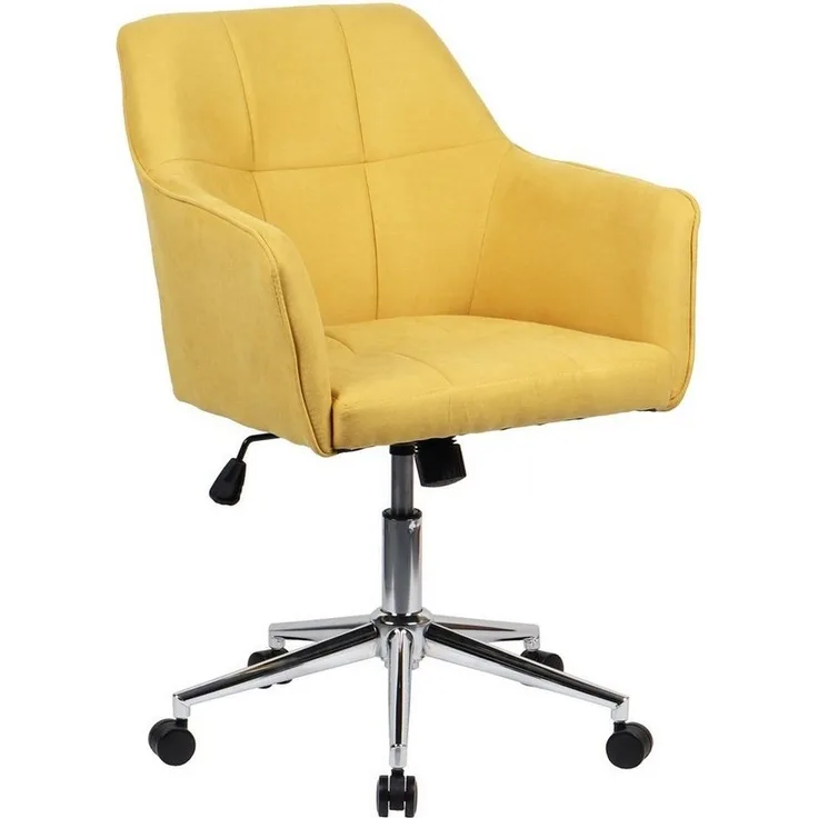 SVITA JAKE Bürostuhl Konferenzstuhl Drehstuhl Chefsessel Office Gelb