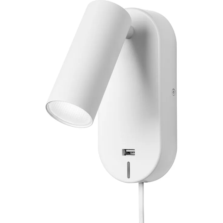 Wandleuchte EGO USB weiß