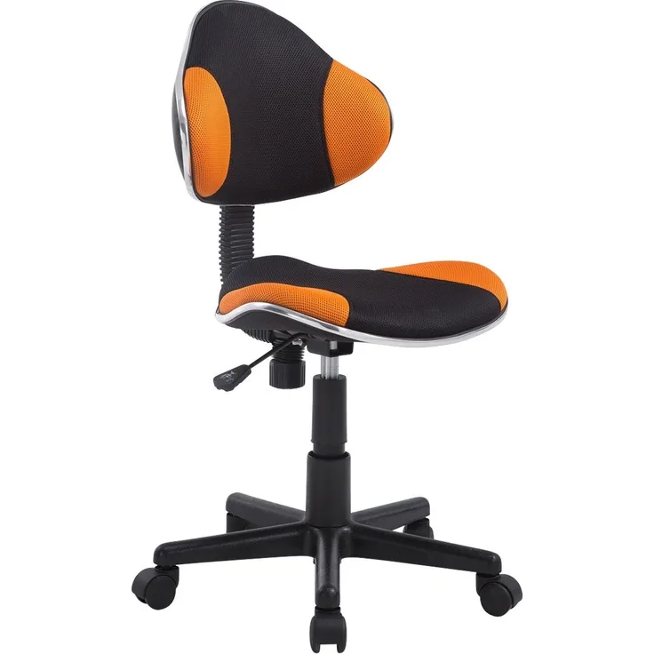 Drehstuhl Bürostuhl Stuhl - Nr 25 - Schwarz-Orange