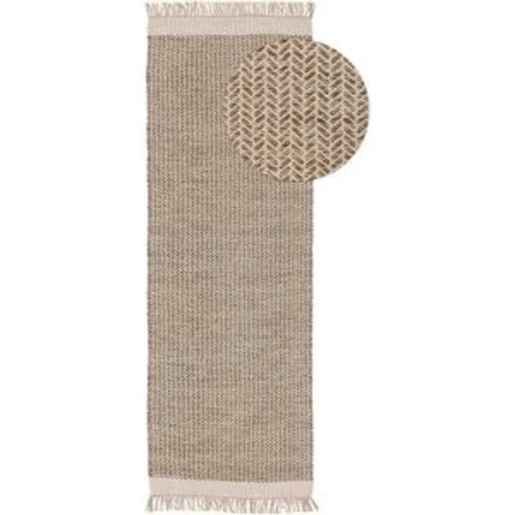 benuta Wollteppich Kim, rechteckig, Höhe: 5 mm, Kunstfaser, Berber, Ethno-Style, Wohnzimmer – Bild 6