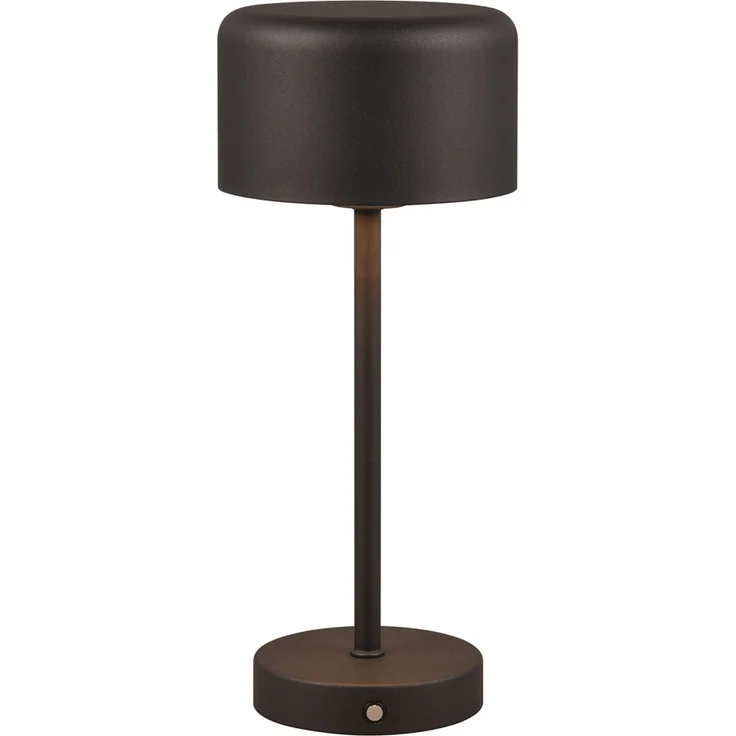 Reality Leuchten 'Jeff' LED Akku Tischleuchte inkl. 1.5 Watt LED, 4 fach Touch, Metall schwarz matt, Ø 10 x H 30 cm – Bild 2