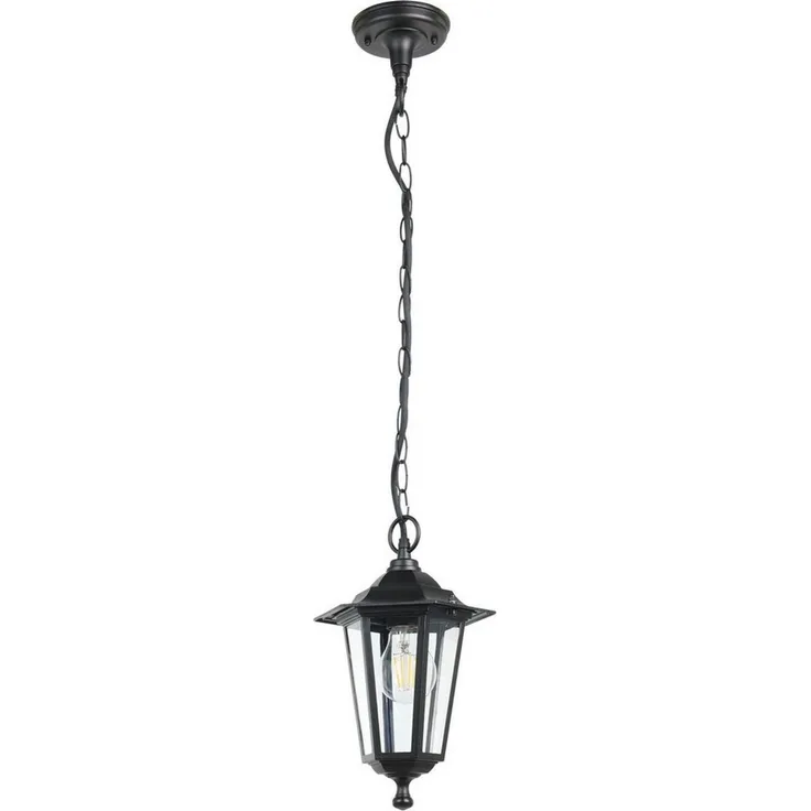 Eglo 22471 Aussenleuchte LATERNA 4 schwarz, E27 max. 1X40W H:90cm Ø20,5cm