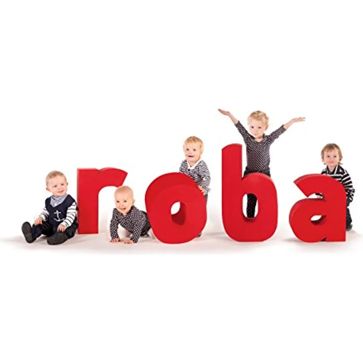 roba Wickelauflage 'Little Stars' - weiche Wickelunterlage 85 x 75 cm - Wickeltischauflage - Grau – Bild 5