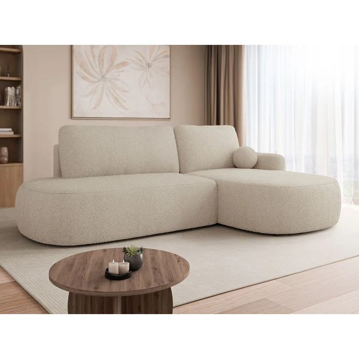 Mirjan24 Ecksofa Loridu O (Farbe: Baloo 2074, Seite: Rechts), 90 x 174 x 274 cm – Bild 3