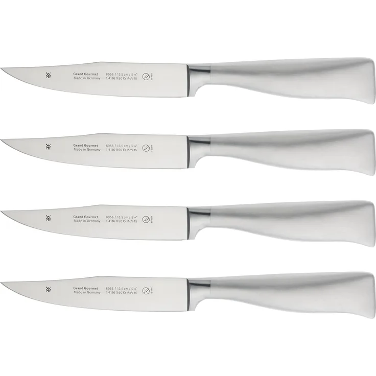 WMF Steakbesteck Grand Gourmet (4-tlg), Klingenstahl, Grand Gourmet
