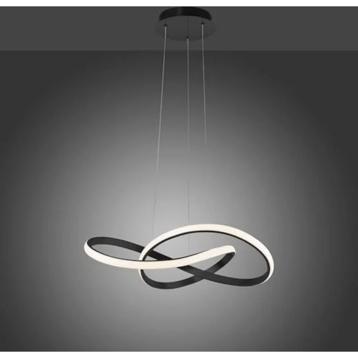JUST LIGHT 15402-18 Maria LED Pendelleuchte schwarz 3-Step Dim 3000K – Bild 4