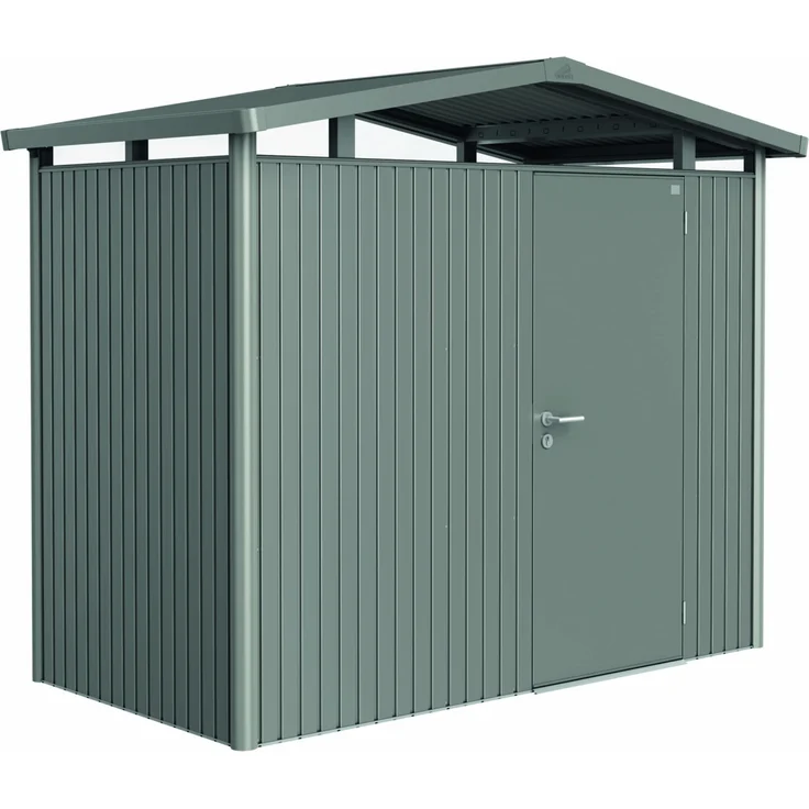 Biohort Gerätehaus Panorama, P1: 273 x 158 x 227 (b x t xh) cm, quarzgrau-metallic – Bild 1