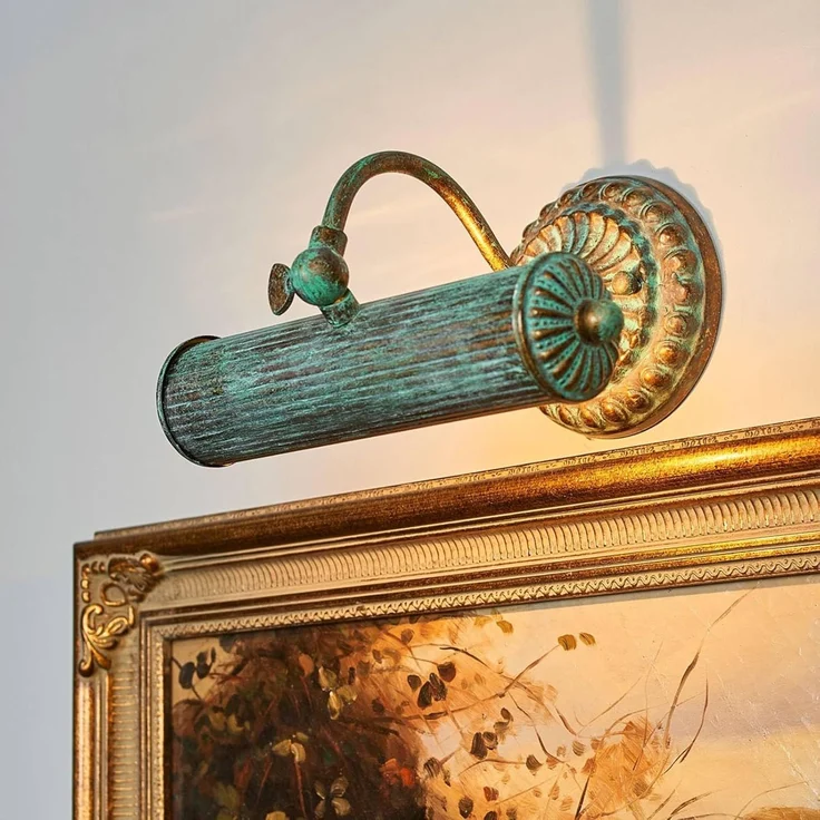 Lindby Bilderleuchte Beno, Metall, Bronze IP20, 1 x 40 W – Bild 2