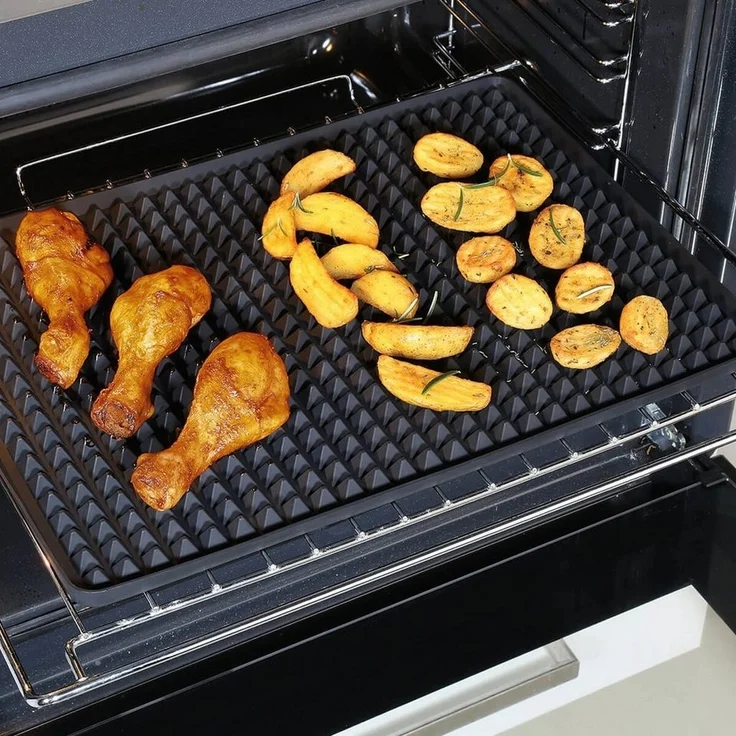 Backofenmatte PYRAMIDE, schwarz – Bild 3