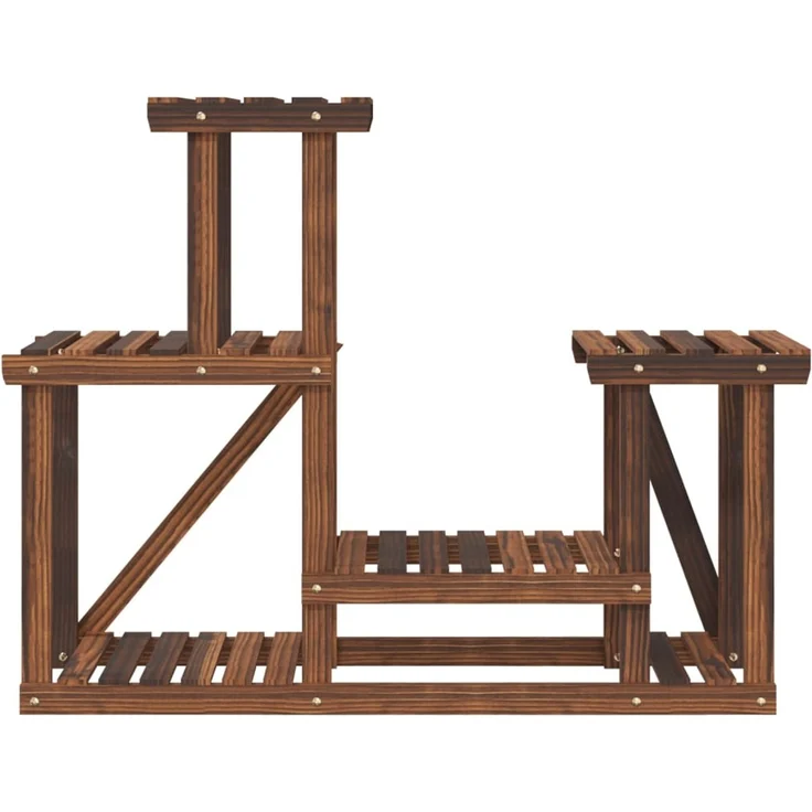 vidaXL Blumenständer 90x25x73,5 cm Massivholz Tanne 362875 – Bild 4