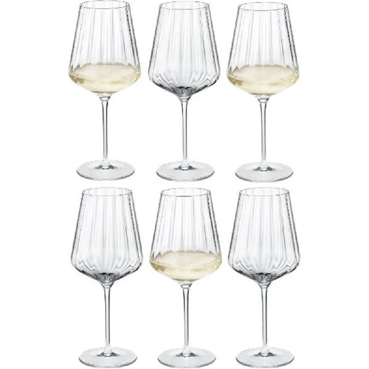 Georg Jensen Weißweingläser Bernadotte (6-teilig) 10019229