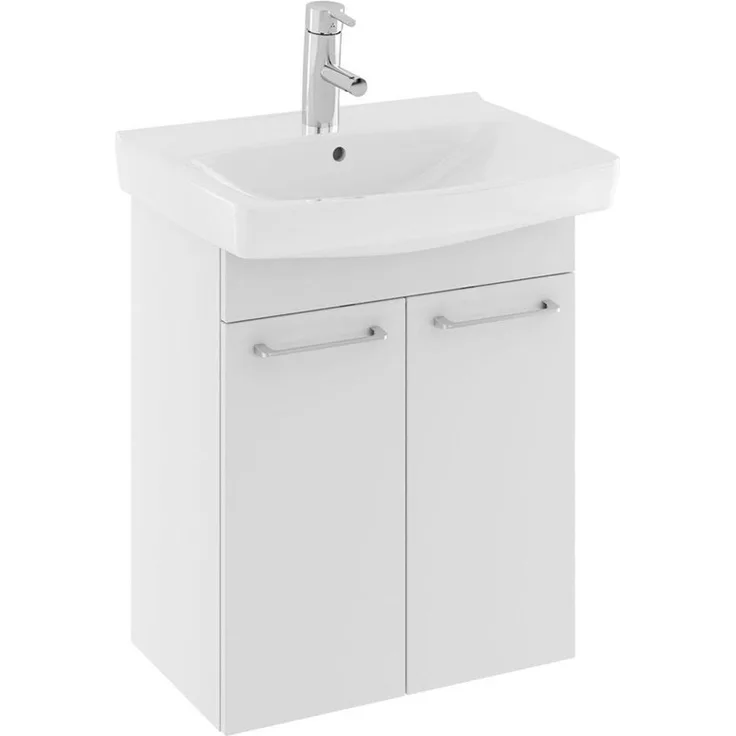 Ifö Spira Furniture Pack 570, Badezimmermöbelset in Weiß, 25 x CD-R (8cm), 185 MB