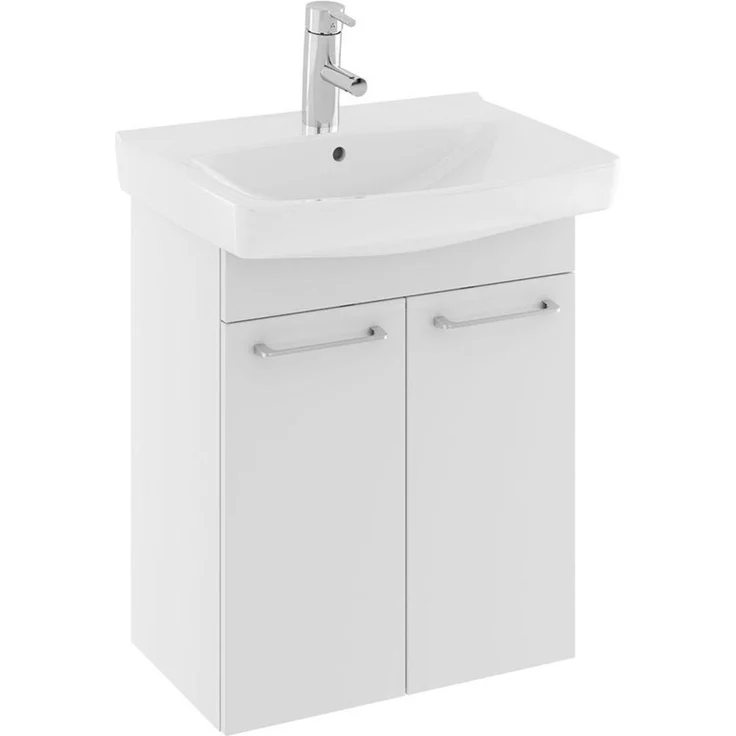 Ifö Spira Furniture Pack 570, Badezimmermöbelset in Weiß, 25 x CD-R (8cm), 185 MB