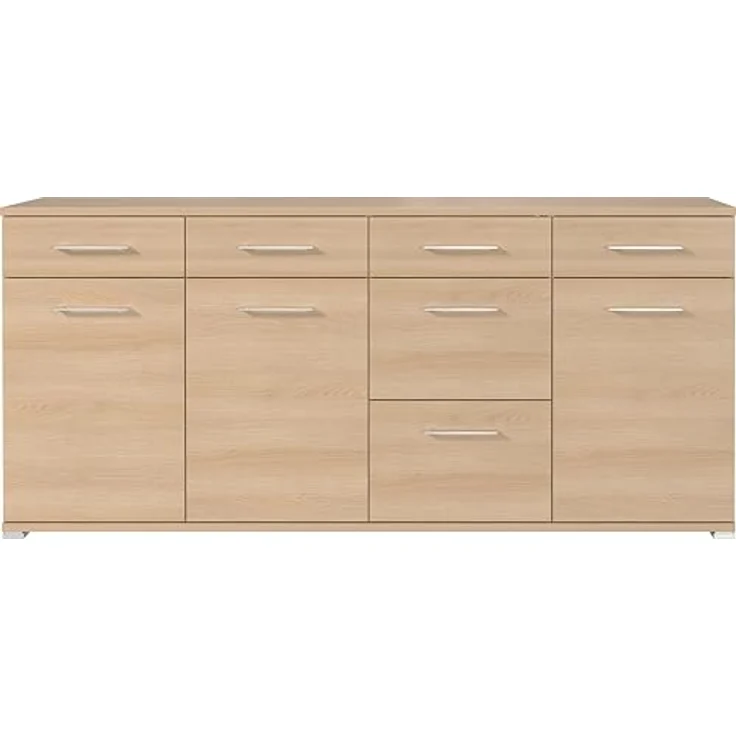 Germania Sideboard 3779-653 GW-Predore, in Lindberg-Eiche, mit DREI Türen und sechs Schubkästen,192 x 87 x 40 cm (BxHxT) – Bild 4