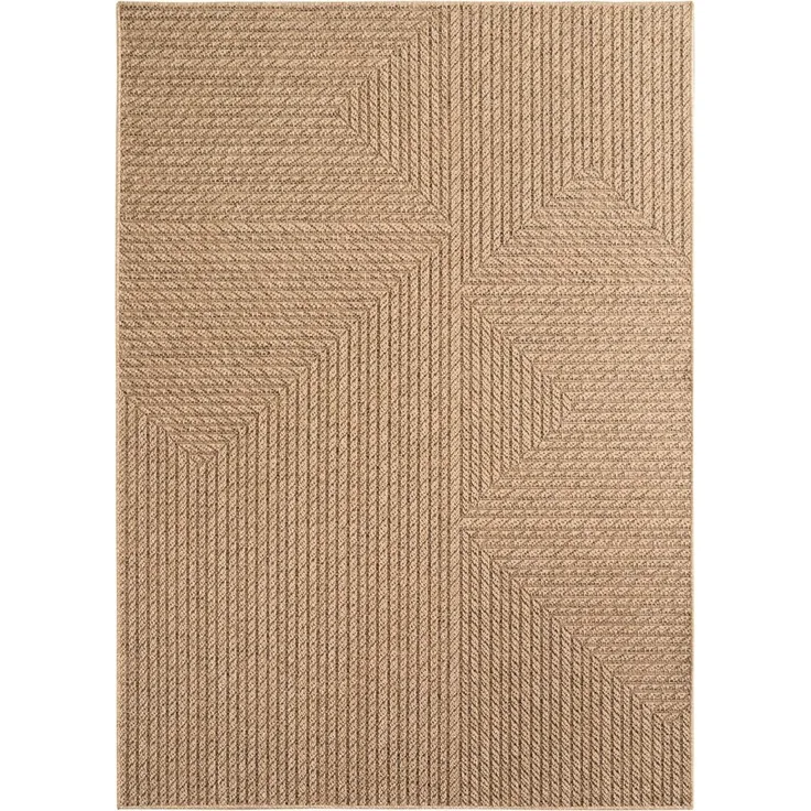 Ayyildiz Teppiche Outdoorteppich TIMBER 1404, rechteckig, Höhe: 5 mm, Läufer, In und Outdoor, Jute Sisal Optik, Wohnzimmer, Aussenbereich