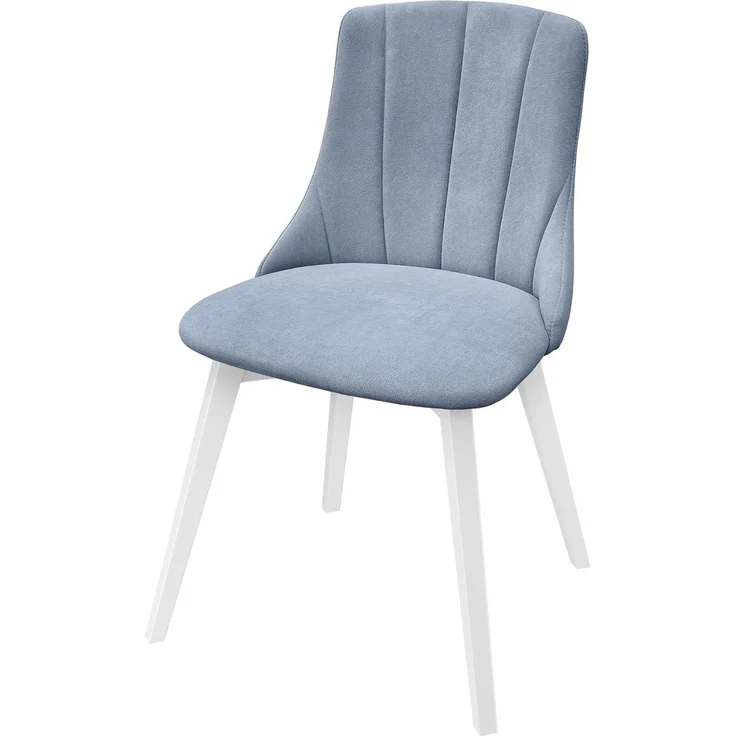 Gemütlicher Polstersessel graues Polster weiße Stuhlbeine V-90.71-60WP38Einzelstück – Bild 1