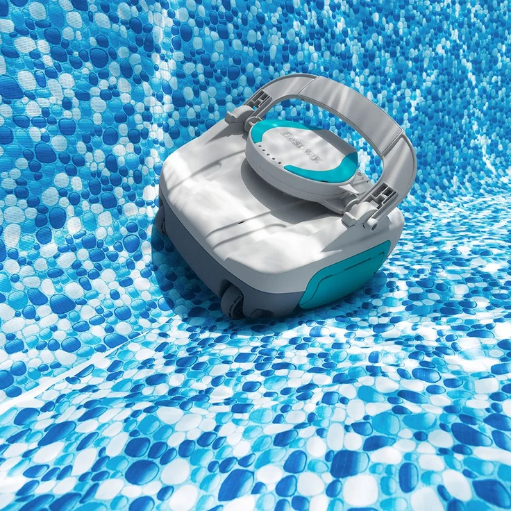 Bestway Akku Poolroboter AquaTronix G100 grau blau Poolreiniger Poolsauger – Bild 2