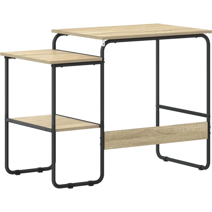 vidaXL Schreibtisch mit Stauraum Sonoma-Eiche 100 x 50 x 75 cm 8007991 – Bild 5