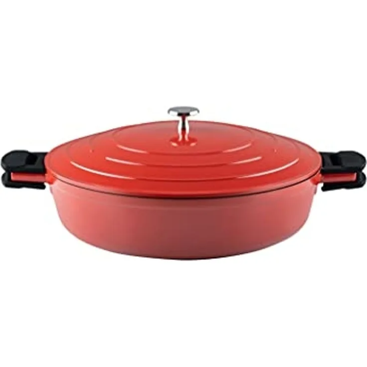 Kelomat Keramika Red Schmorpfanne mit Deckel