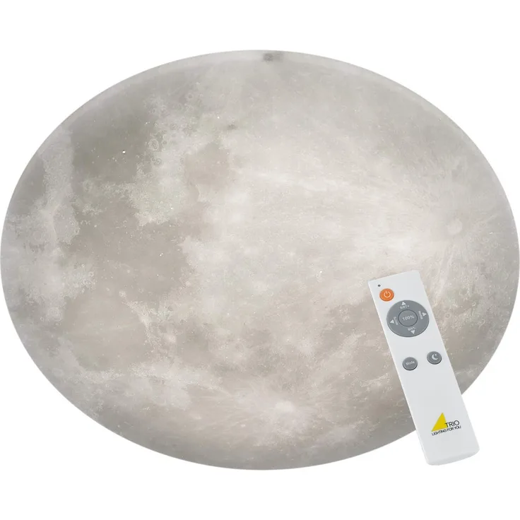 Trio Leuchten LED Deckenleuchte Lunar weiß, mit Fernbedienung