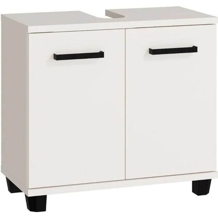 Waschbeckenunterschrank >VERIS< in Sand - 68,6x62x34,8cm (BxHxT) – Bild 4