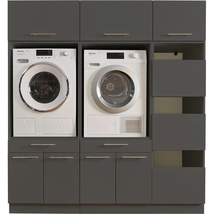 Laundreezy Mehrzweckschrank-Set LAUNDREEZY LDSK11, Breite 185 cm – Bild 1