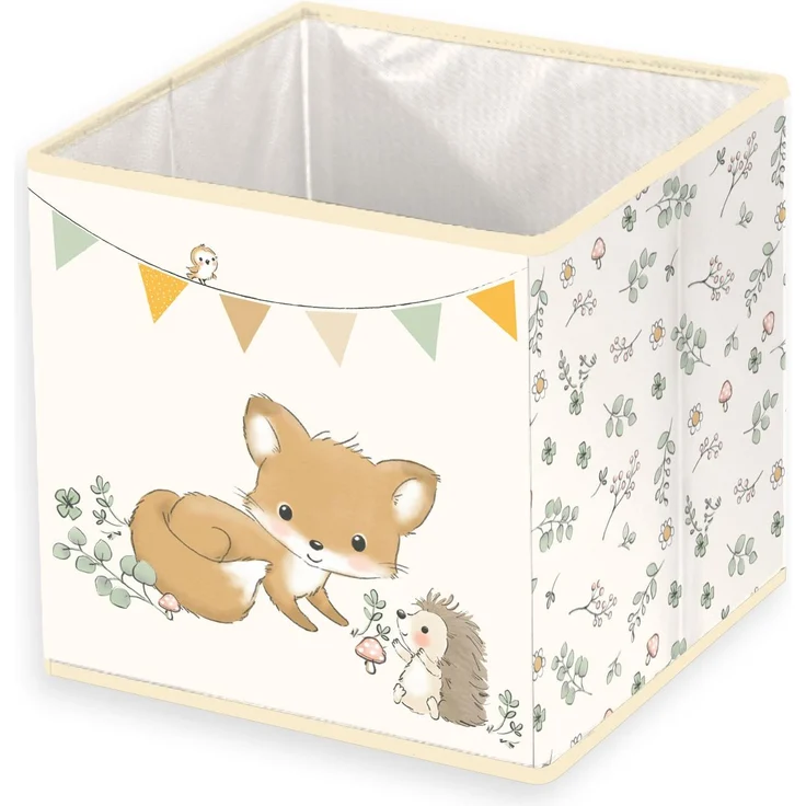 Herding Aufbewahrungsbox Storage-Box für Baby Kind Waldfreunde 30x30x30 cm – Bild 1