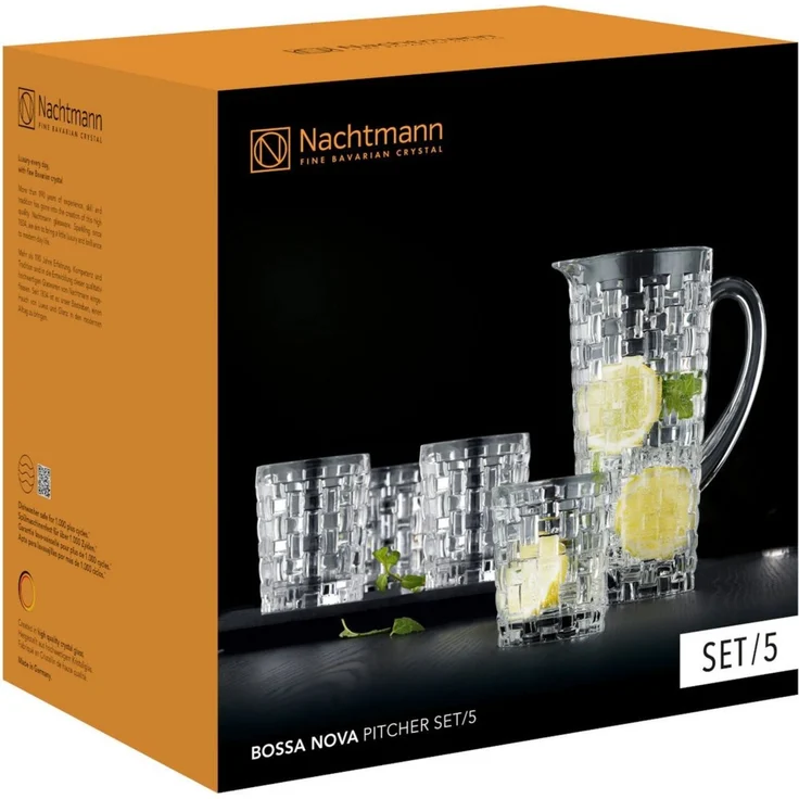 Nachtmann Bossa Nova Becher- & Krug-Set 5-teilig – Bild 1