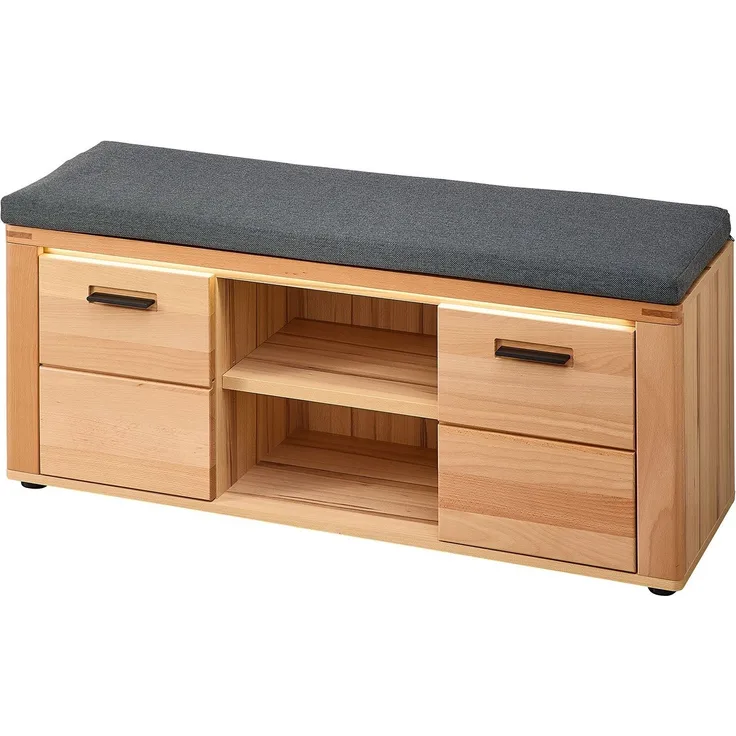 Bank vito Cambra, Echtholz, Holzfarben, 120 x 51 x 38 cm