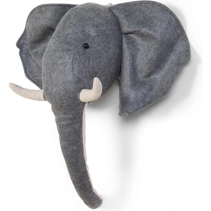 Childhome Filz Elefant-Kopf Tier, Unisex