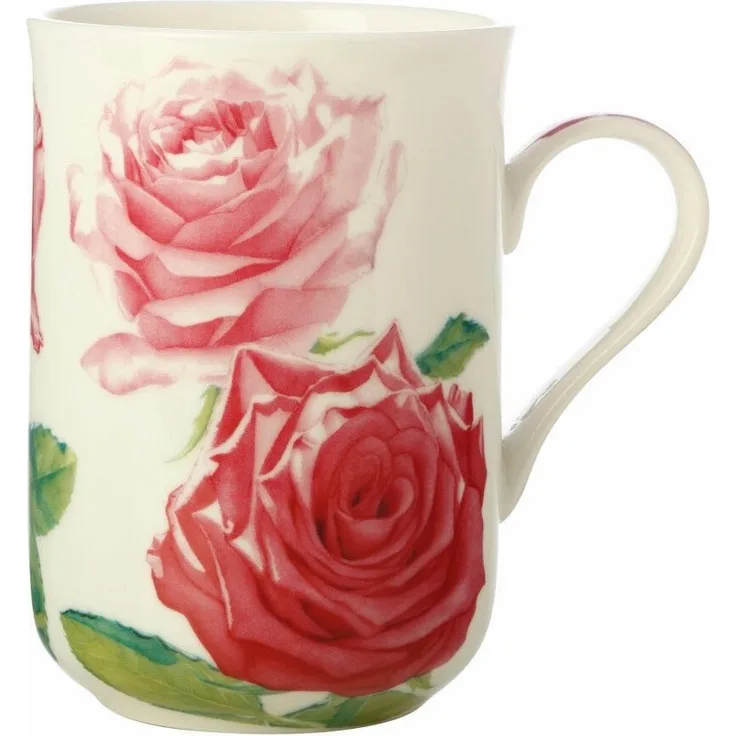 Maxwell & Williams JY0038 Becher Rose FLORIADE Bone China Porzellan, in Geschenkbox