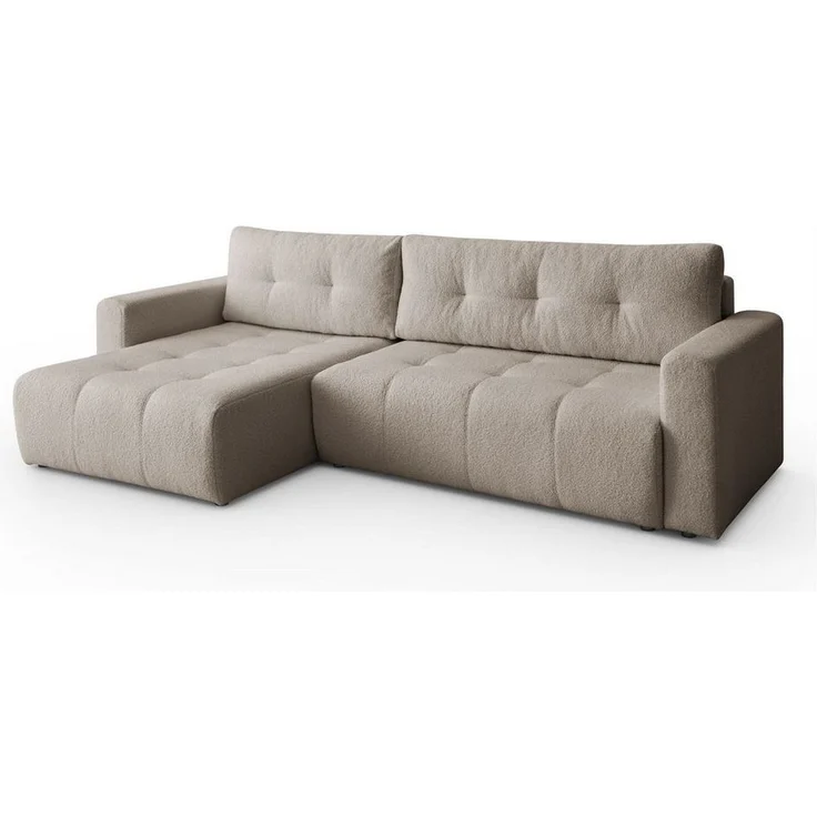 Lookway Ecksofa ASTON L-Form Couch, mit Bettkasten und Schlaffunktion – Bild 2