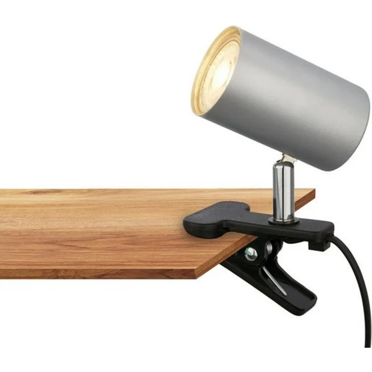 Briloner Leuchten Tischleuchte 2766014, ohne Leuchtmittel, 2700K - Extra-Warmweiß, Leselampe 16,5x6,5x12cm Chrom-Matt GU10 max. 9W Bettlampe Schreibtisch – Bild 4