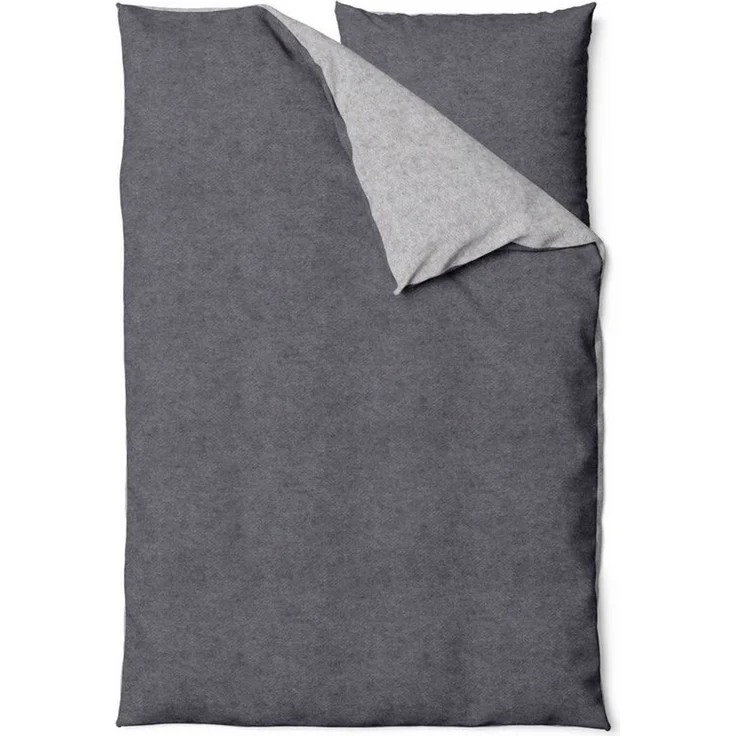 Traumschloss Bettwäsche Comfort Baumwolle, Flanell, 2 teilig, robuste, langlebige Wendebettwäsche, uni – Bild 5