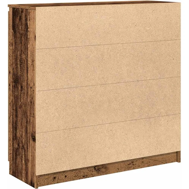 vidaXL Sideboard mit Schubladen Altholz-Optik 100,5x35x98,5 cm 3328460 – Bild 7